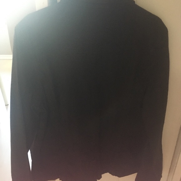 Ladies Black Denim Jacket size XL with front pockets and buttons - Picture 4 of 6